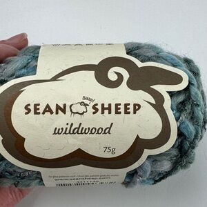 NWT Sean Sheep Wildwood Textured Blue Teal Yarn